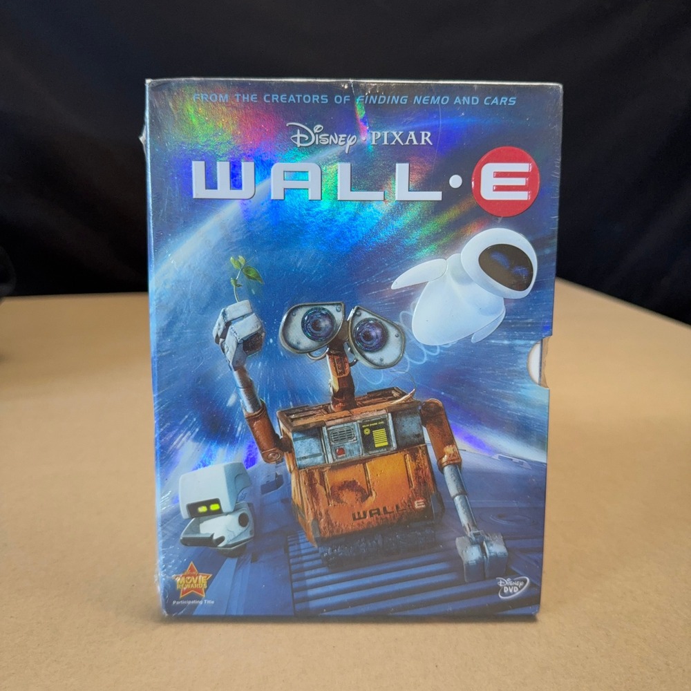 Disney Pixar WALL-E DVD G Blue New Sealed Holographic Slipcover Bonus Features